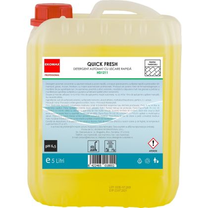 Quick Fresh detergent automat cu uscare rapida canistra 5 litri