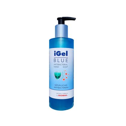 iGel Blue Antibacterial Hand Soap Sapun lichid dezinfectant flacon 330 ml cu pompita