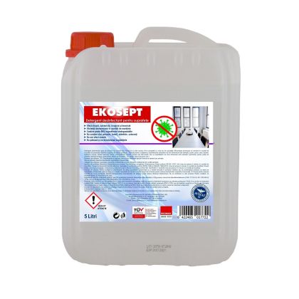 EkoSept Detergent dezinfectant pentru suprafete canistra 5 litri