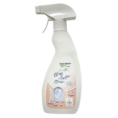 Green Nature Eco Line Ecological Glass & Surface Cleaner flacon 500 ml cu pulverizator | Detergent ecologic pentru geamuri și suprafețe din sticlă