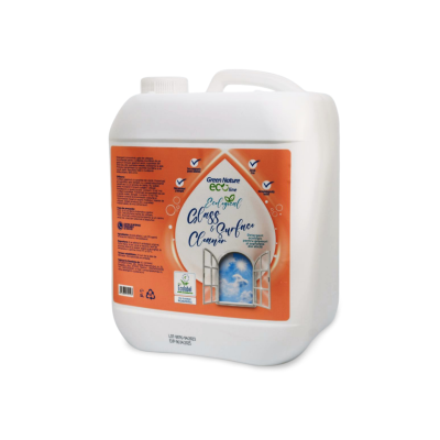 Green Nature Eco Line Ecological Glass & Surface Cleaner canistră 5 litri | Detergent ecologic pentru geamuri și suprafețe din sticlă