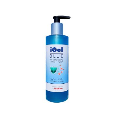 iGel Blue Antibacterial Hand Soap Sapun lichid dezinfectant flacon 330 ml cu pompita